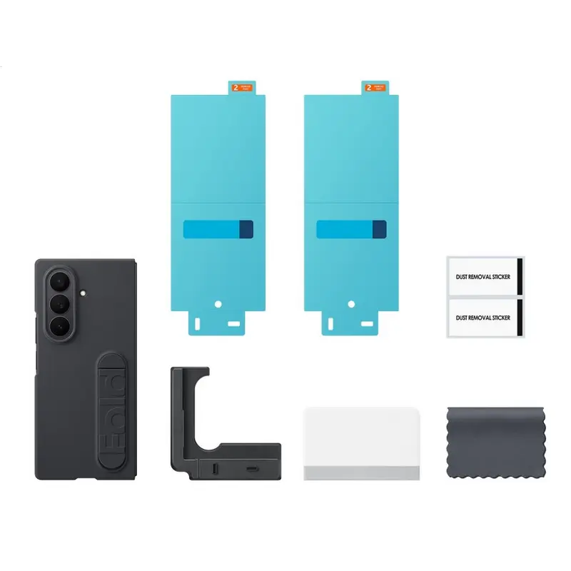 Чехол Samsung Silicone Case для Fold7, Чёрный