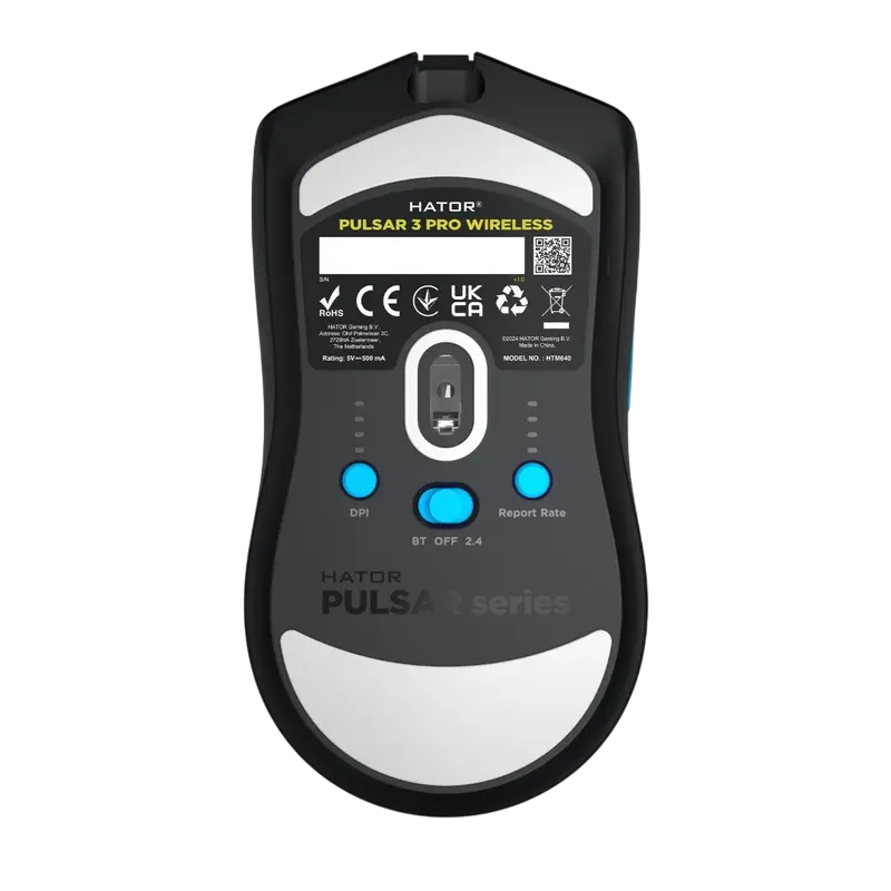 Gaming Mouse HATOR Pulsar 3 Pro, Negru