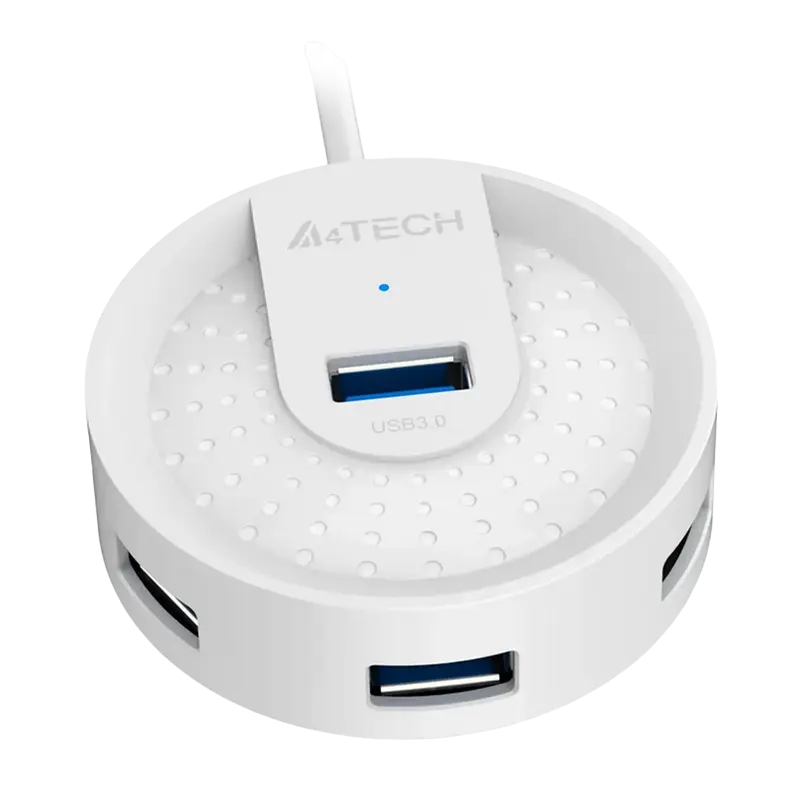 USB-концентратор A4Tech HUB-30, Белый