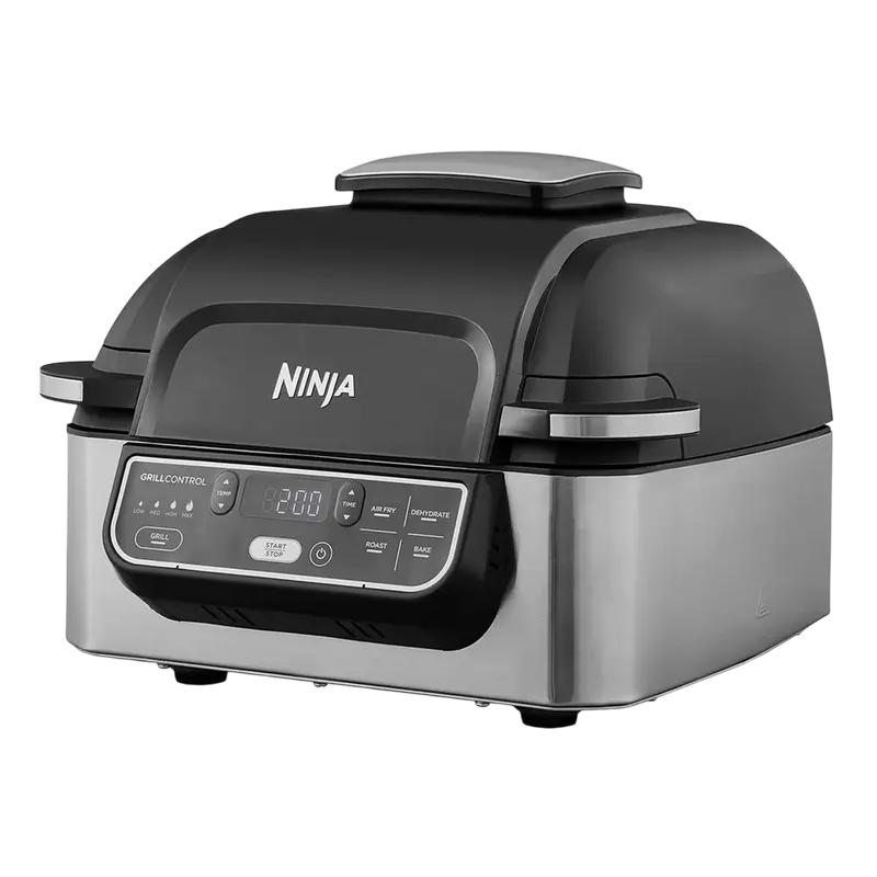 Grătar electric Ninja Sizzle AG301EU, 1760W, Negru | Argintiu