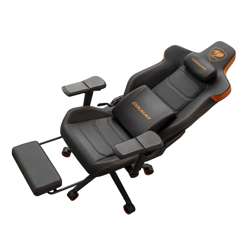 Scaun Gaming Cougar Armor EVO M, PU Piele, Negru | Portocaliu