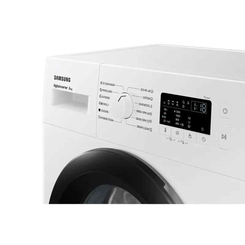 Mașină de spălat Samsung WW60A3120BE/LE, 6kg, Alb