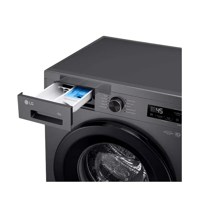Mașină de spălat LG F84B15MBS, 8kg, Gri