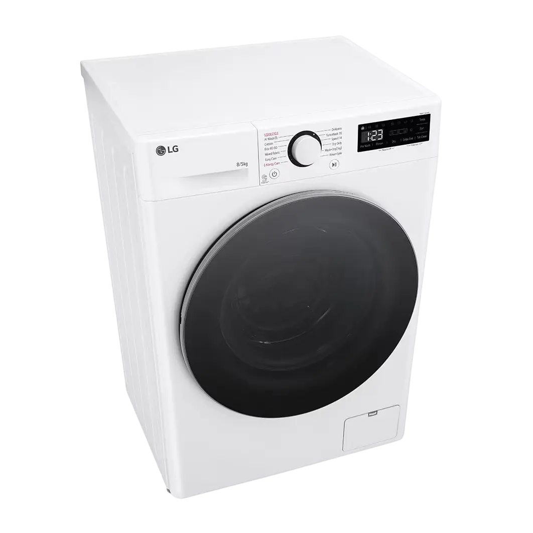 Mașină de spălat cu uscător LG F2DR509S1W, 8kg, Alb