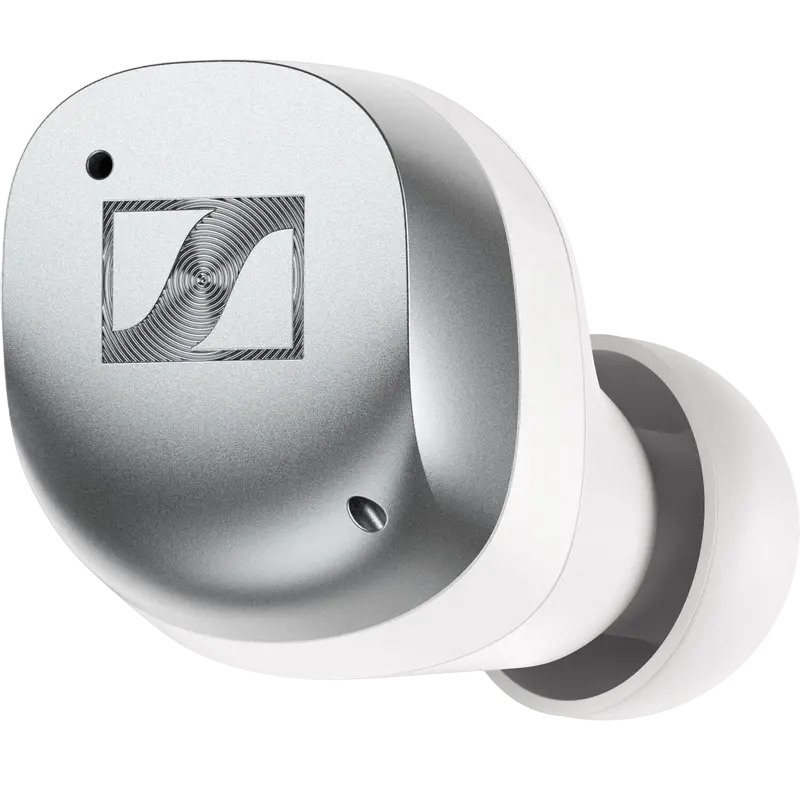 Căști Sennheiser Momentum 4 TWS, Alb | Argintiu