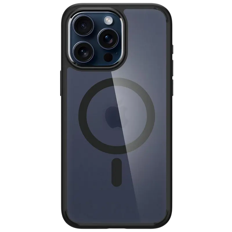 Husa Spigen iPhone 15 Pro Max Ultra Hybrid Mag, Frost Black