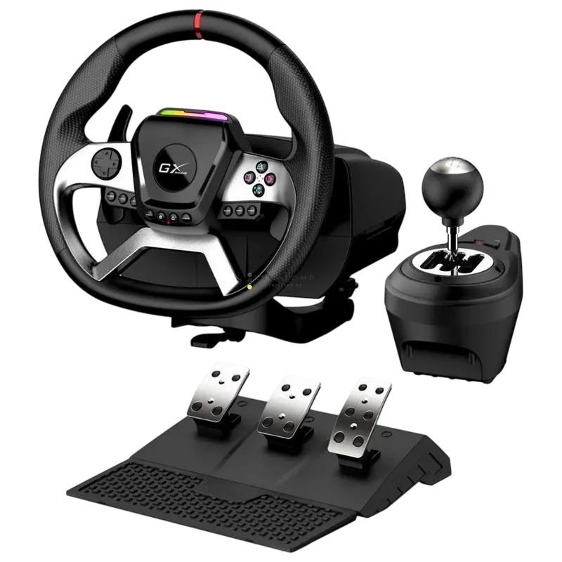 Volan Gaming Genius SpeedMaster X5 FF, Negru