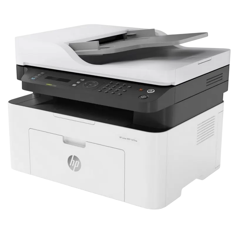 MFP HP Laser 137fnw, Alb | Gri