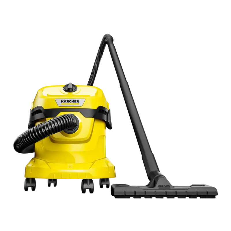 Aspirator Karcher WD 2 Plus V-12/4/18 + Duza de podea DN 35, Galben