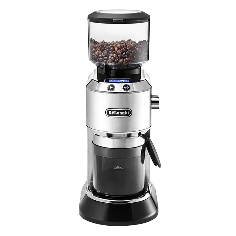 Cumpara  Râșnițe de cafea - Râșniță de cafea DeLonghi KG 521 M, Argintiu..