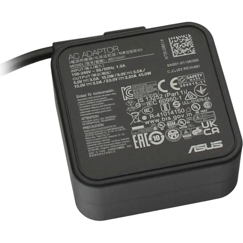 Универсальный адаптер питания ASUS ADP-45XE D, 45Вт