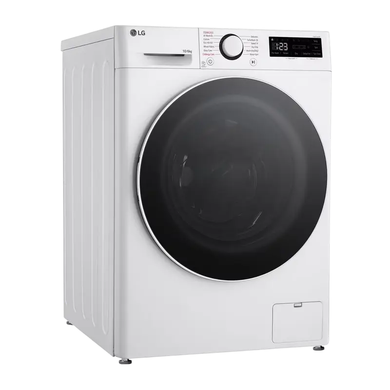 Mașină de spălat și uscat LG F4DR510S0W, 10kg, Alb