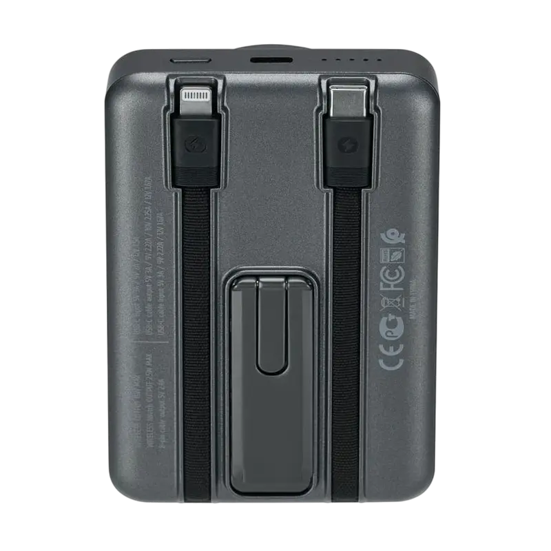 Încărcător portabil Rivacase VA2608, 10000mAh, Negru