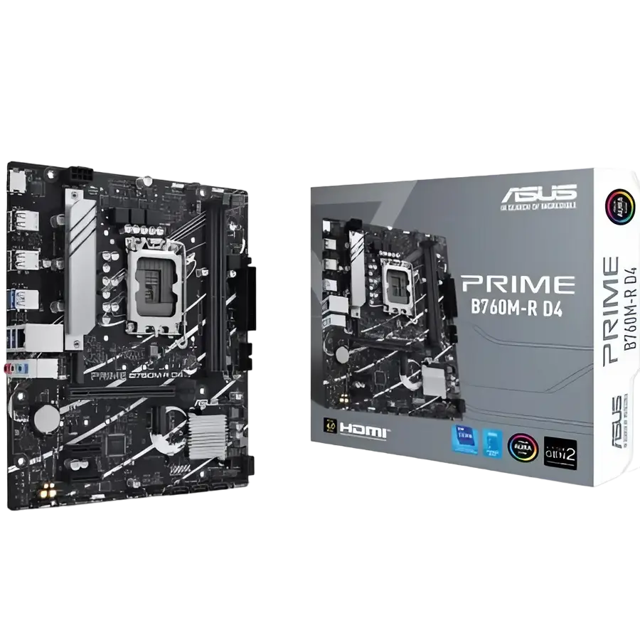 Cumpara  Plăci de bază - Placă de bază ASUS PRIME B760M-R D4, LGA1700,..