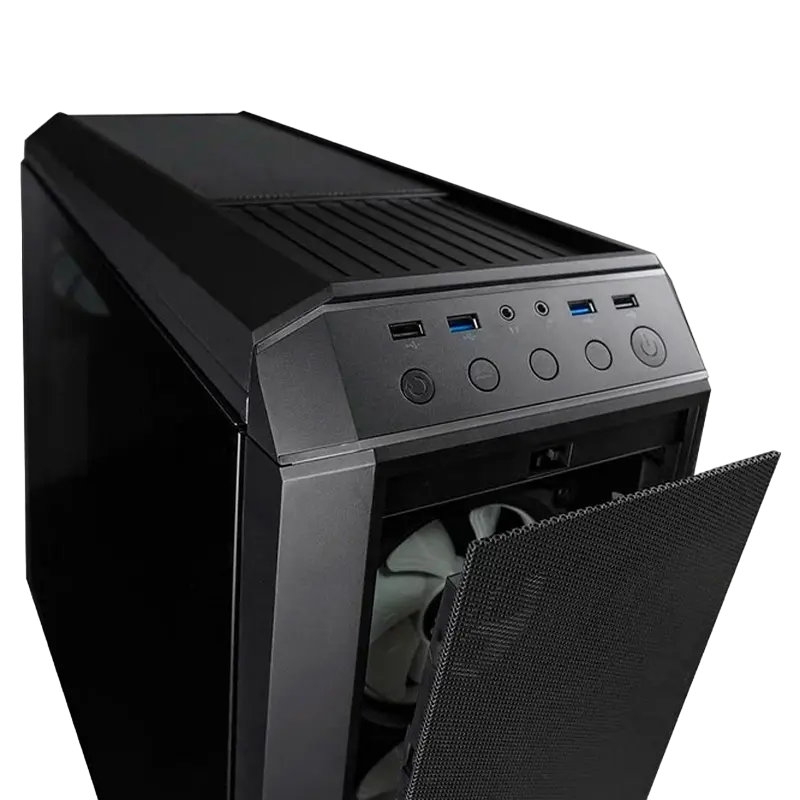 Компьютерный корпус Chieftec GP-03B-UC-OP, Midi-Tower, ATX, Чёрный