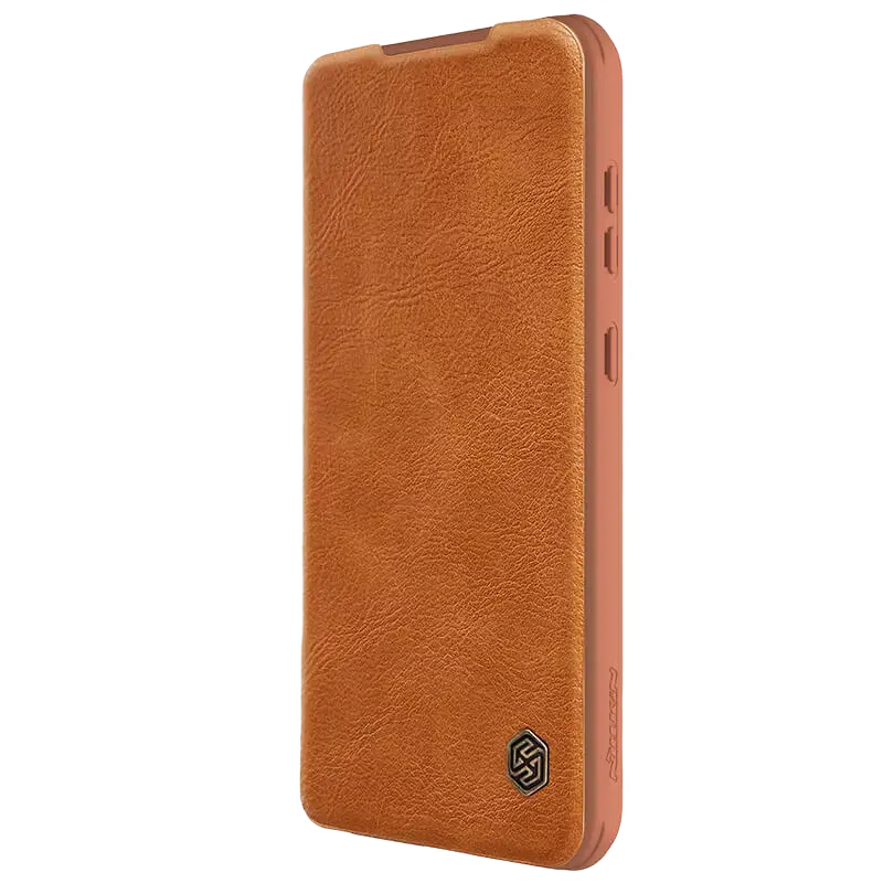 Husă tip carte Nillkin Samsung Galaxy S23 FE Qin Pro, Cafeniu