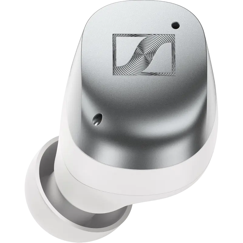 Căști Sennheiser Momentum 4 TWS, Alb | Argintiu