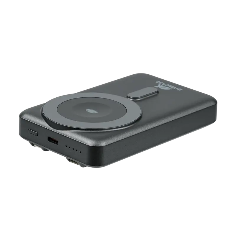 Încărcător portabil Rivacase VA2608, 10000mAh, Negru