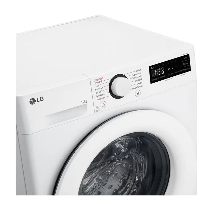 Mașina de spălat LG F14R33WHS, 10kg, Alb