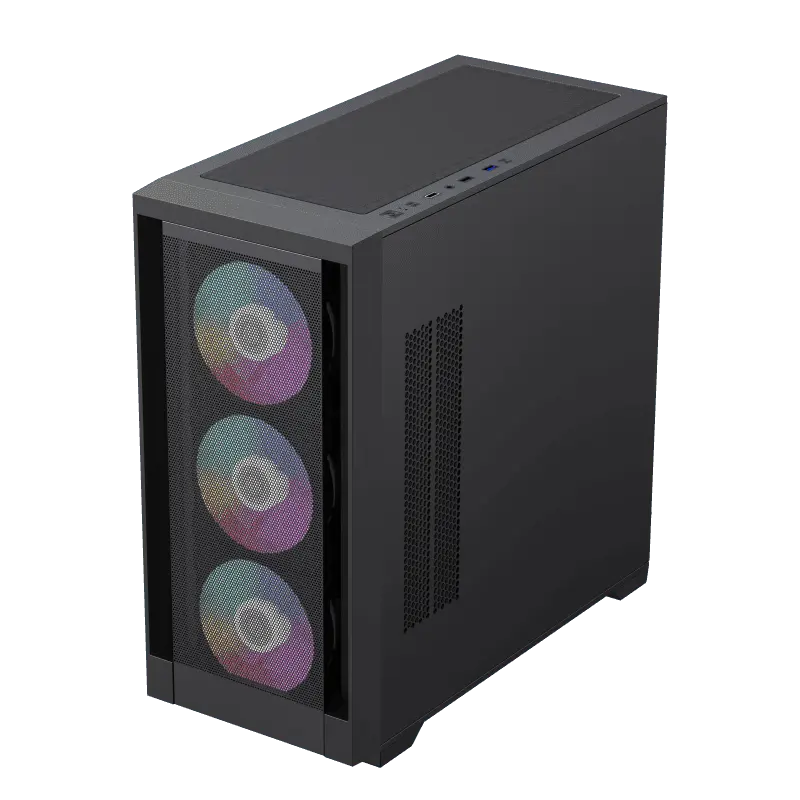 Carcasă PC Gamemax Defender MB, Mini-Tower, Fără PSU, Negru