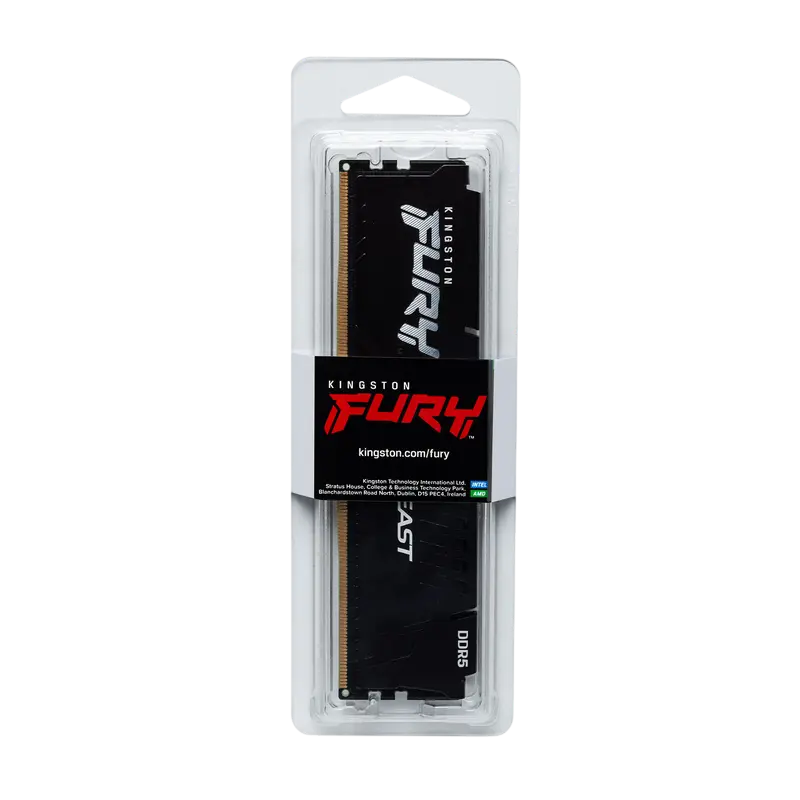 Memorie RAM Kingston FURY Beast, DDR5 SDRAM, 6000 MHz, 8GB, KF560C36BBE-8