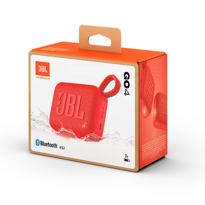 Boxă portabilă JBL GO 4, Roșu