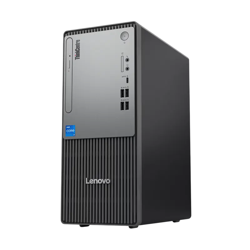 Sistem Desktop PC Lenovo ThinkCentre Neo 50t, Intel Core i3-14100, 8GB/256GB, Intel UHD Graphics 730, Fără SO