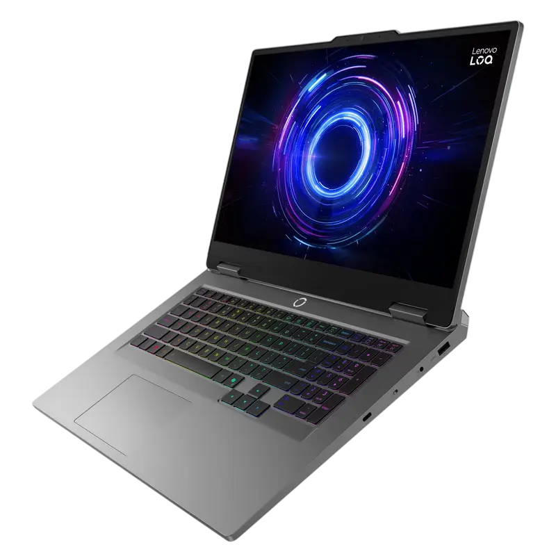 Игровой ноутбук 17,3" Lenovo LOQ 17IRX10, Luna Grey, Intel Core i7-14700HX, 32Гб/1024Гб, Без ОС