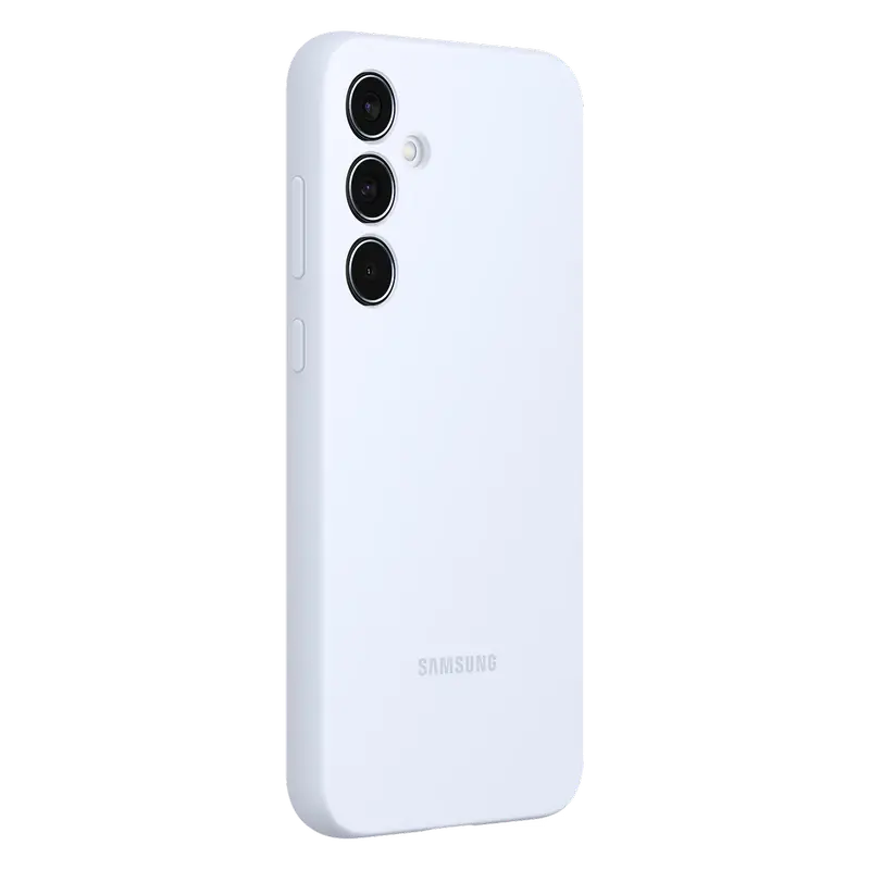 Husa Samsung Clear Case Galaxy A35, Albastru