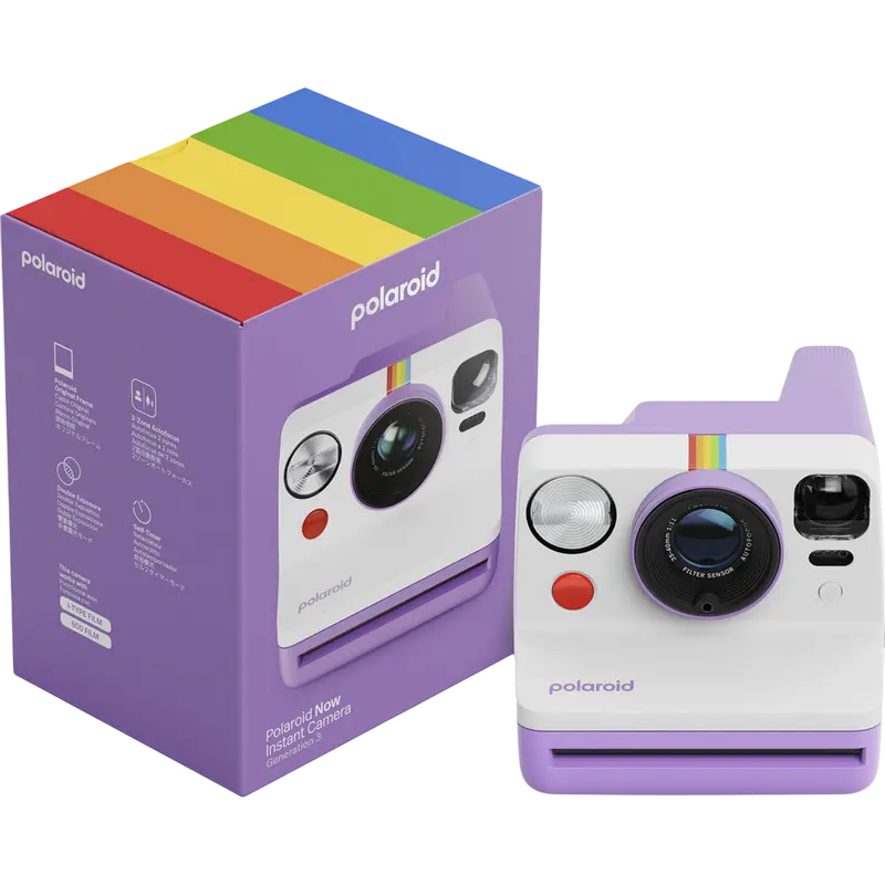 Cameră Foto Polaroid Now Gen 3, Violet
