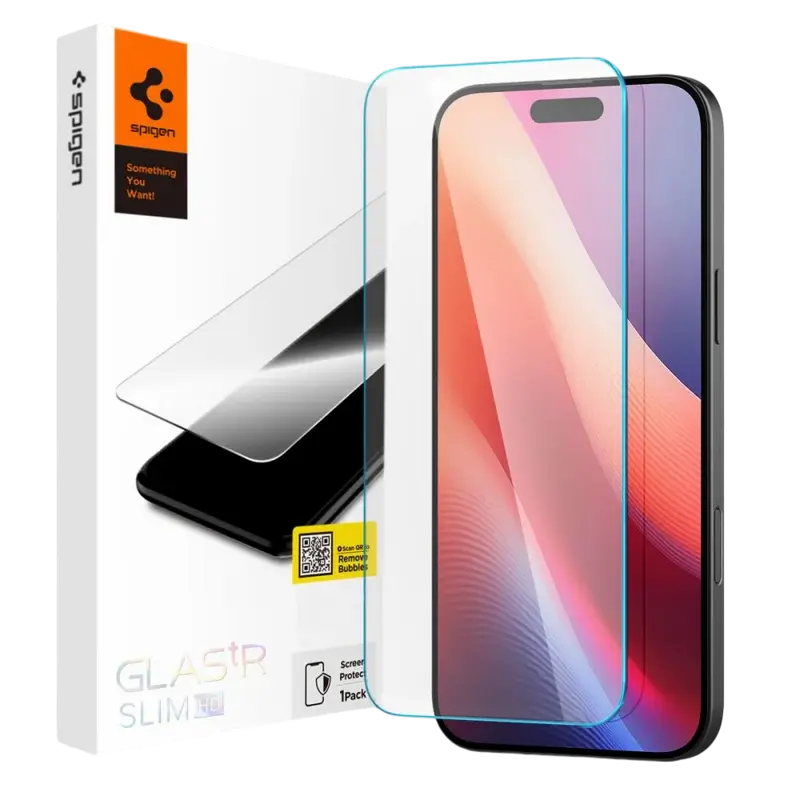 Sticlă de protecție Spigen iPhone 16 Pro Glas. TR Slim, Clar