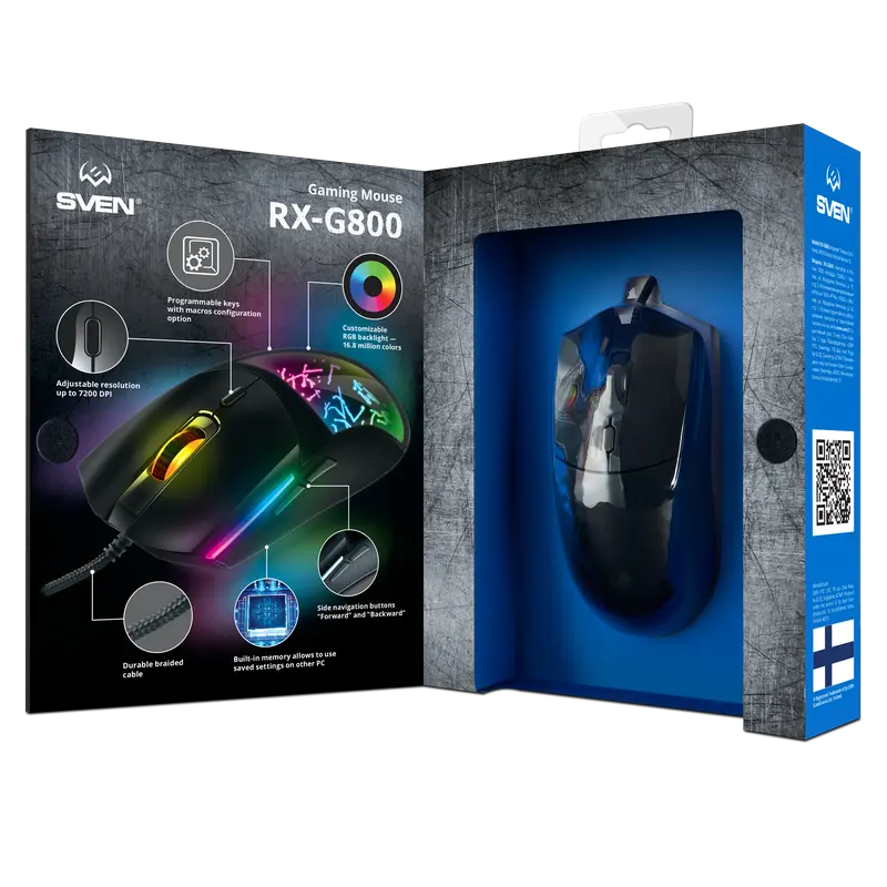 Gaming Mouse SVEN RX-G800, Negru
