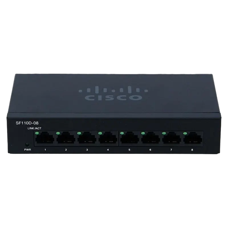 Cumpara  Comutatoare - Switch de rețea Cisco SF110D-08, 8x 10/100 Mb..