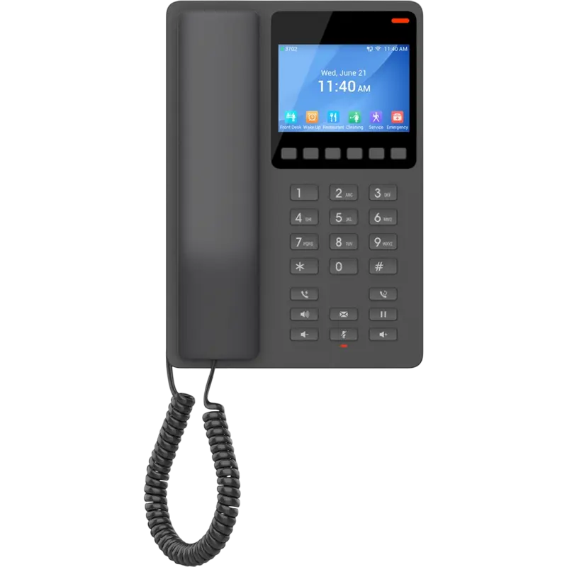 Telefon IP Grandstream GHP631W, Negru