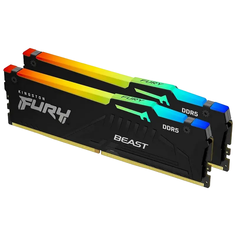 Memorie RAM Kingston FURY Beast RGB, DDR5 SDR..