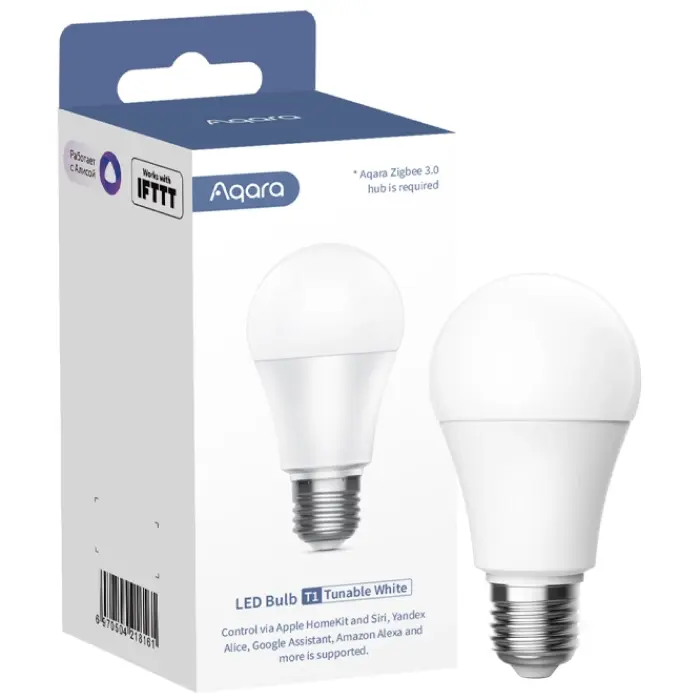 Bec cu LED AQARA T1, E27, Alb
