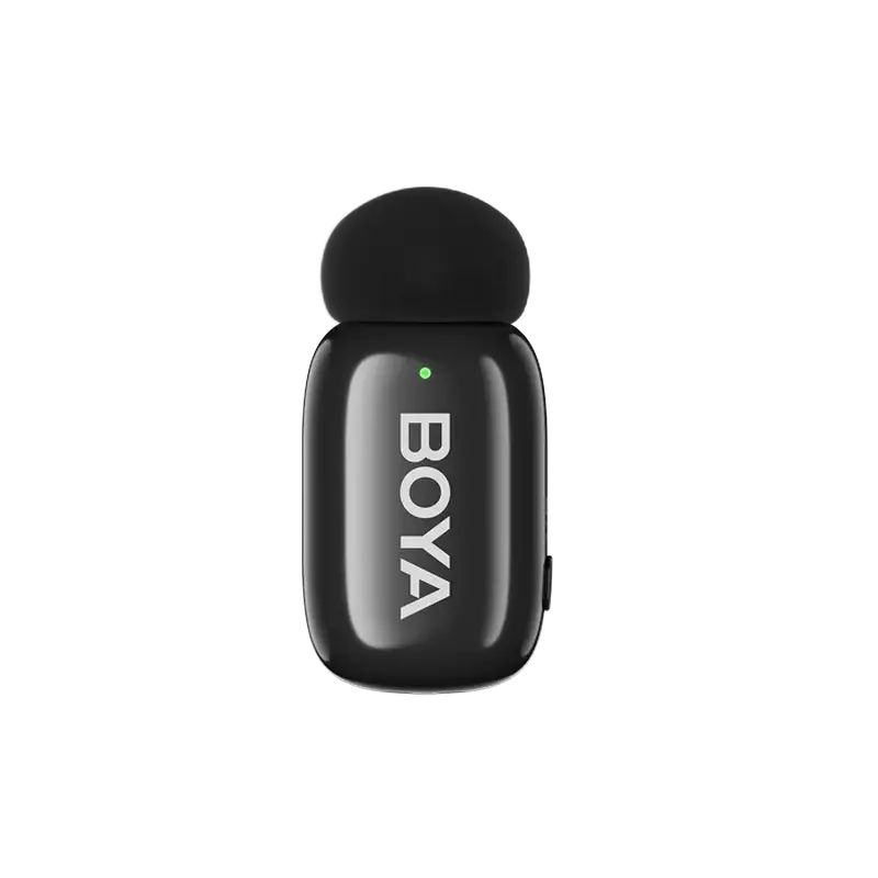 Microfon portabil pentru înregistrare vocală Boya mini 2-01, Fără fir, Negru