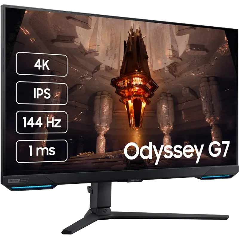 31,5" Monitor Gaming Samsung S32BG700, IPS 3840x2160 4K UHD, Negru