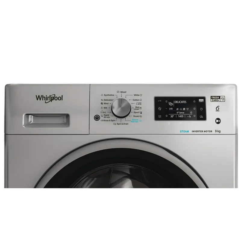 Стиральная машина Whirlpool FFD 9469 SBSV EU, 9кг, Серебристый