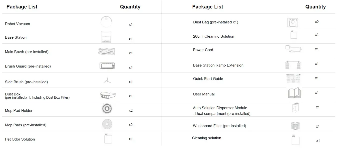 Vacuum Robot Cleaner Mova V50 Ultra, White