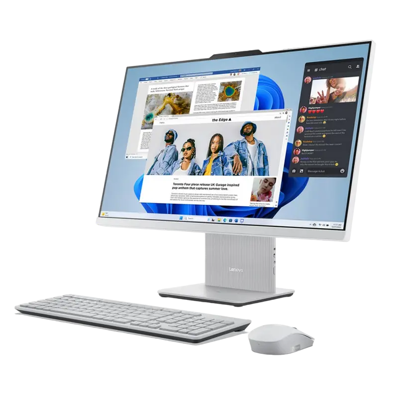 Monobloc Lenovo IdeaCentre AIO 27ARR9, 27", AMD Ryzen 3 7335U, 16GB/512GB, Fără OS, Cloud Grey