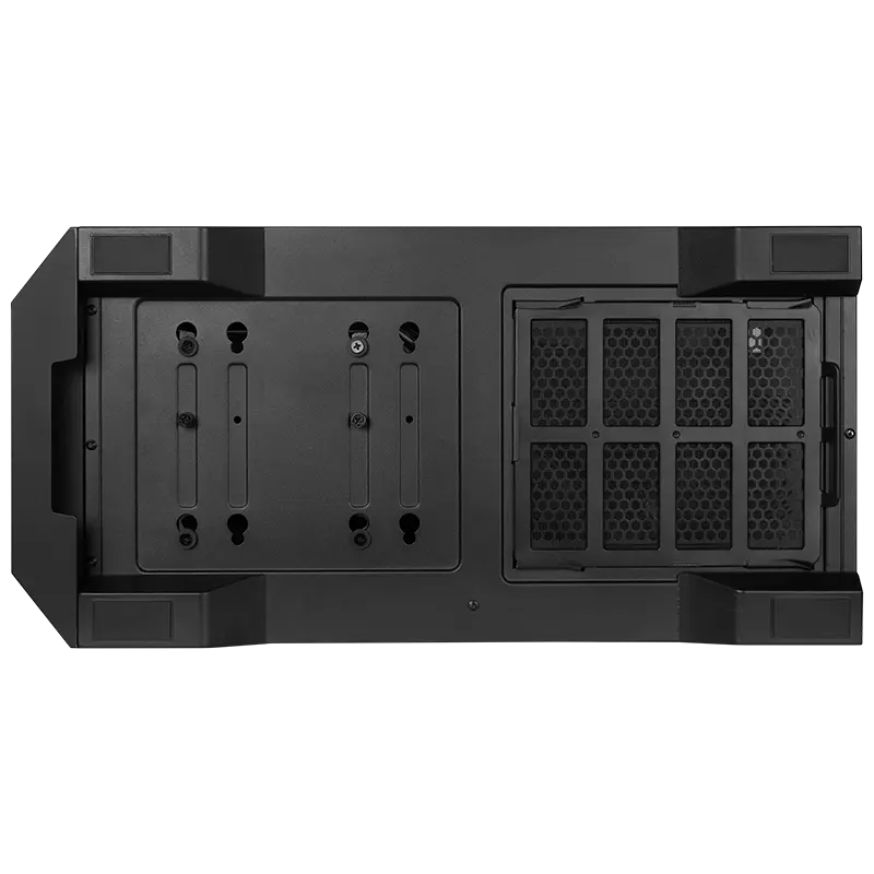 Компьютерный корпус Chieftec GA-01B-TG-OP, Midi-Tower, Без блока питания, Чёрный