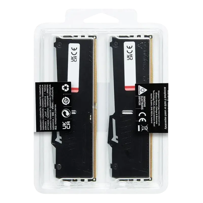 Memorie RAM Kingston FURY Beast RGB, DDR5 SDRAM, 6400 MHz, 32GB, KF564C32BBEAK2-32