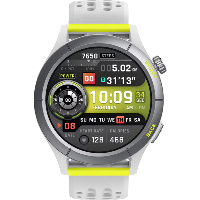 Ceasuri inteligente Xiaomi Amazfit Cheetah Round, 22mm, Speedster Grey