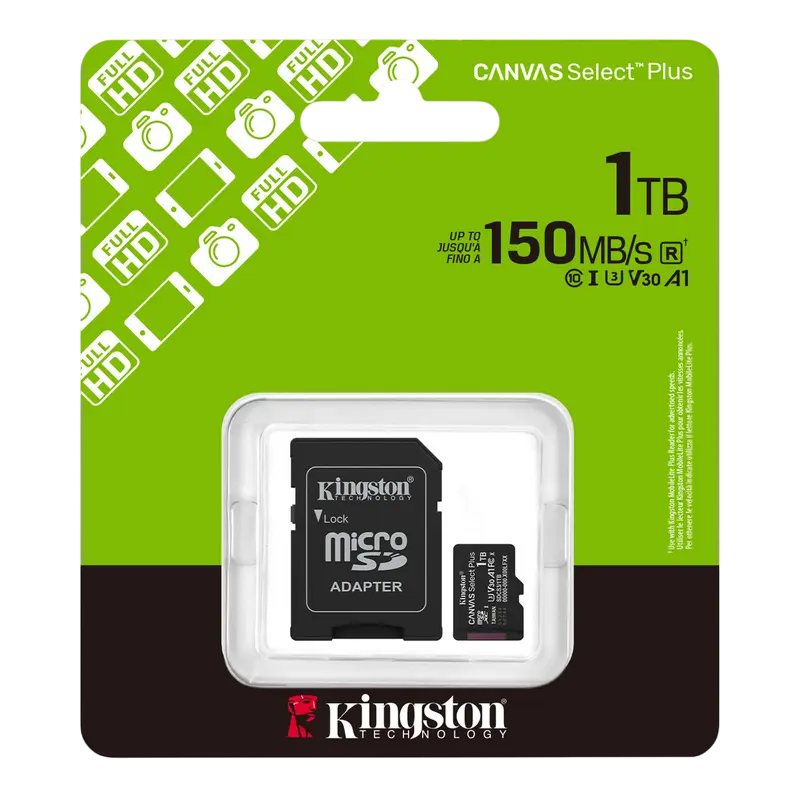 Card de memorie Kingston Canvas Select Plus, 1024GB (SDCS3/1TB)