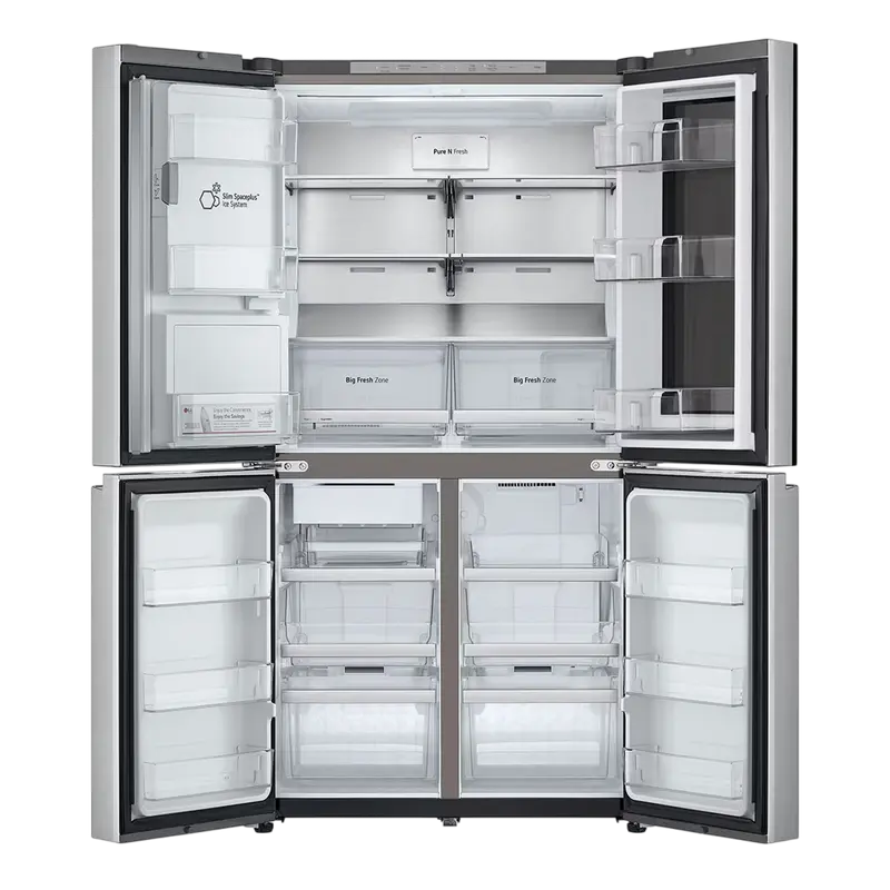 Frigider LG GMG960MBEE, InstaView Door-in-Door™, Argintiu