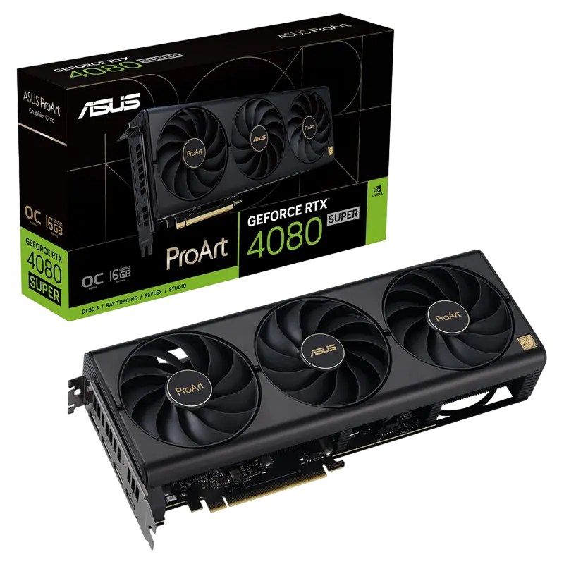 Placă Video ASUS PROART-RTX4080S-O16G, 16GB G..