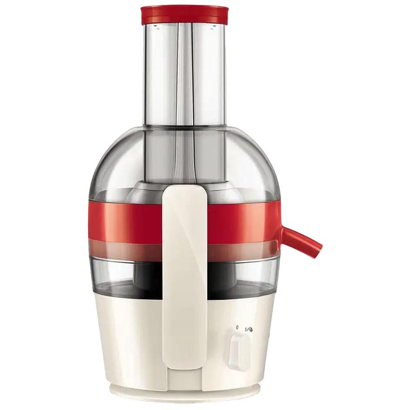 Storcător de fructe și legume Philips HR1855/90, Alb | Roșu