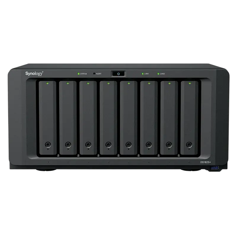 Stocare atașată la rețea SYNOLOGY DS1825+, Negru