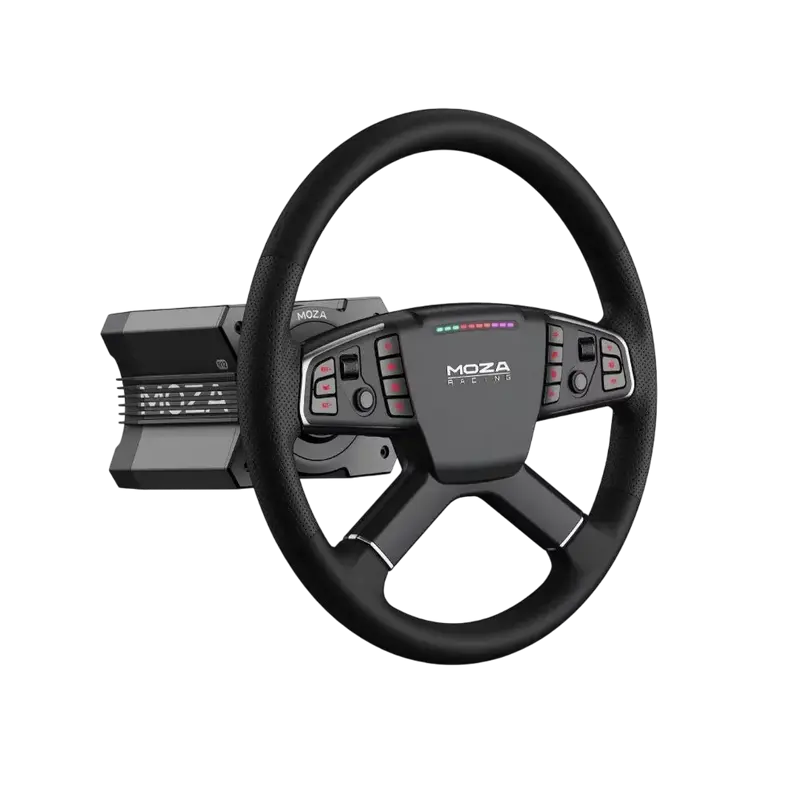 Volan Gaming MOZA Trucking Bundle, Negru